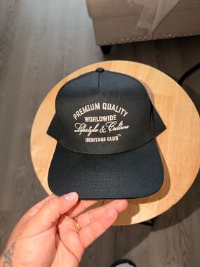 Heritage Premium Quality Black Cap - Lifestyle & Culture
